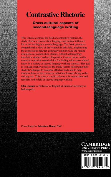 Produktbild: Contrastive Rhetoric