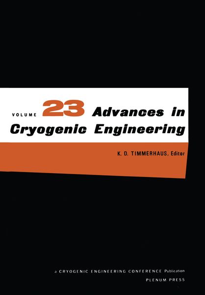 Produktbild: Advances in Cryogenic Engineering