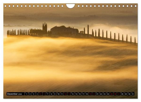 Produktbild: Toskana - Inseln im Nebel (Wandkalender 2026 DIN A4 quer), CALVENDO Monatskalender