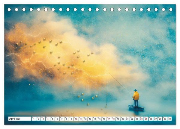 Produktbild: Fantastische F&auml;nge Die Kunst, das Unm&ouml;gliche zu angeln (Tischkalender 2027 DIN A5 quer), CALVENDO Monatskalender