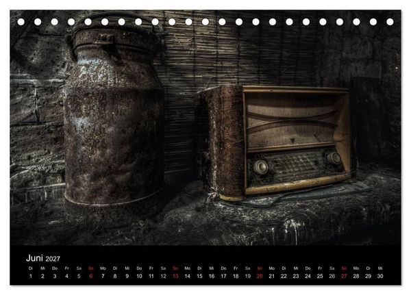 Produktbild: Vergessene und verlassene sch&ouml;ne Orte (Tischkalender 2027 DIN A5 quer), CALVENDO Monatskalender