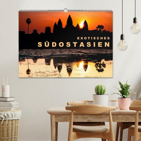 Produktbild: EXOTISCHES S&Uuml;DOSTASIEN (Wandkalender 2026 DIN A2 quer), CALVENDO Monatskalender