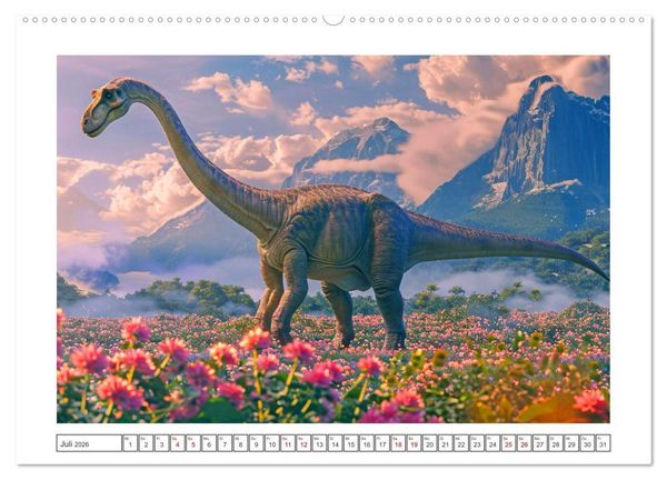 Produktbild: Vergessene Wunder - Ein Jahr mit ausgestorbenen Tieren (Wandkalender 2026 DIN A2 quer), CALVENDO Monatskalender