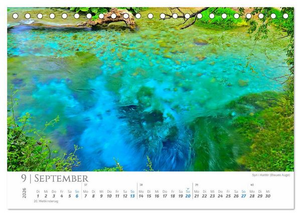 Produktbild: Albanien - wild, authentisch, abenteuerlich (Tischkalender 2026 DIN A5 quer), CALVENDO Monatskalender