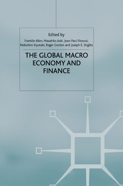 Produktbild: The Global Macro Economy and Finance