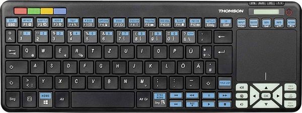 Produktbild: Thomson ROC3506 4in1-Universal-Smart-TV-Fernbedienung f&uuml;r Sony, STB, Audio, PC Sony Fernbedienung Schwarz