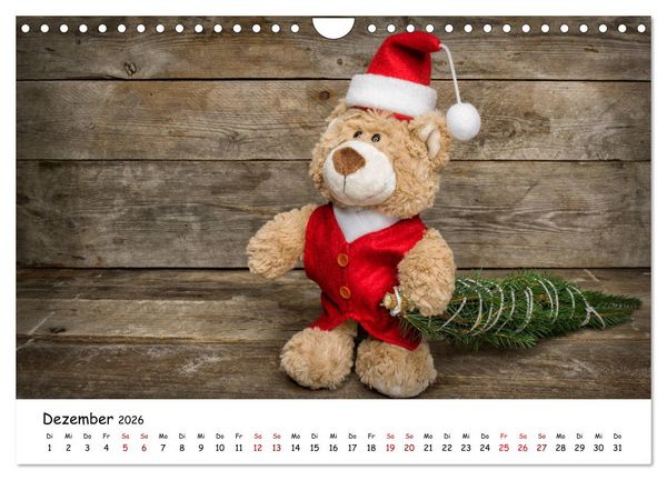 Produktbild: Eddy, der Teddy (Wandkalender 2026 DIN A4 quer), CALVENDO Monatskalender
