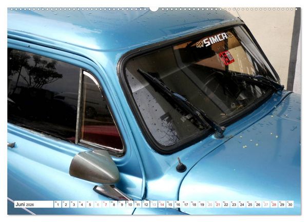 Produktbild: SIMCA ARONDE - Frankreichs Schwalbe (Wandkalender 2026 DIN A2 quer), CALVENDO Monatskalender