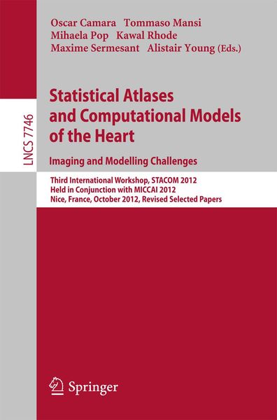 Produktbild: Statistical Atlases and Computational Models of the Heart: Imaging and Modelling Challenges