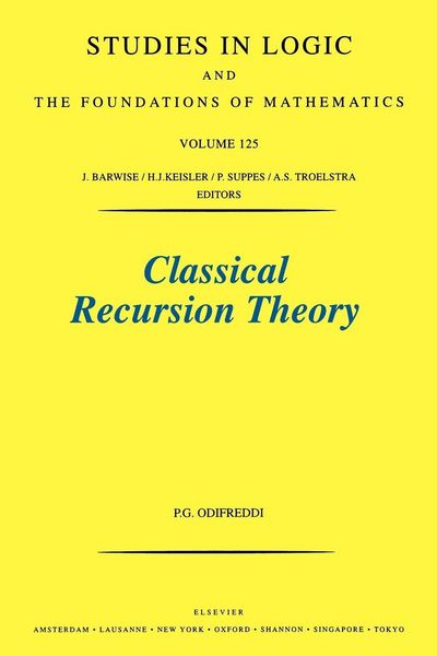 Produktbild: Classical Recursion Theory