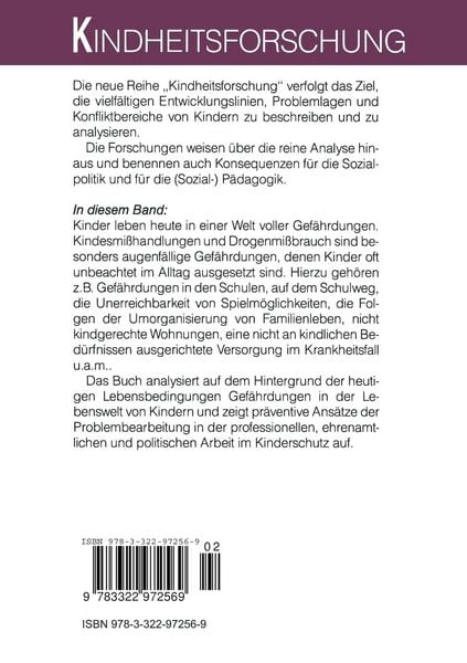 Produktbild: Gef&auml;hrdungen von Kindern