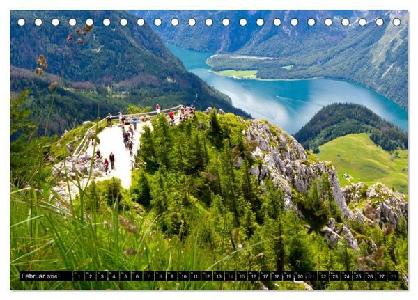 Produktbild: St. Bartholom&auml; und der K&ouml;nigssee (Tischkalender 2026 DIN A5 quer), CALVENDO Monatskalender