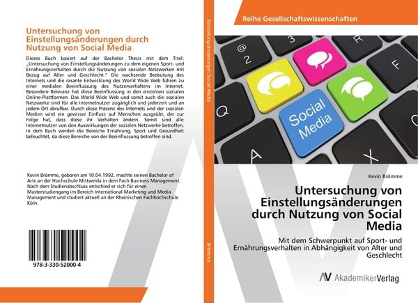 Produktbild: Untersuchung von Einstellungs&auml;nderungen durch Nutzung von Social Media