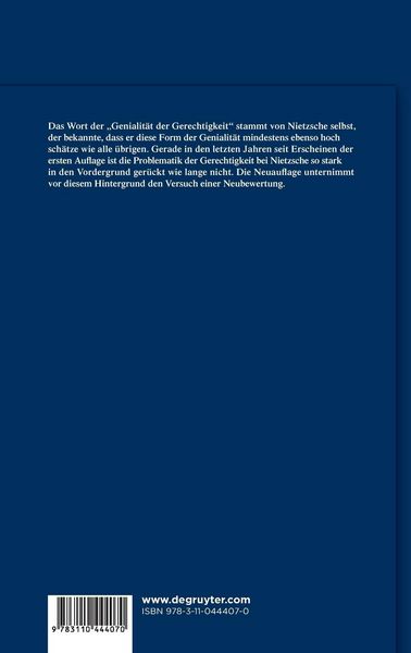 Produktbild: Nietzsches Genialit&auml;t der Gerechtigkeit