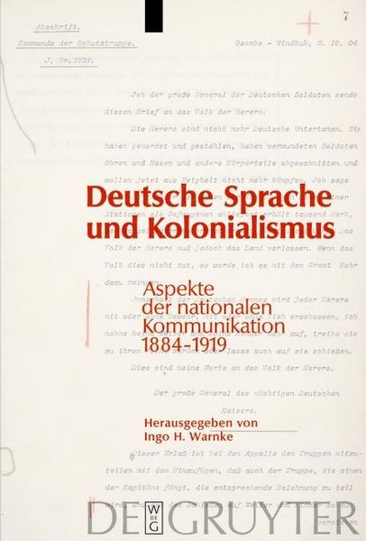Produktbild: Deutsche Sprache und Kolonialismus