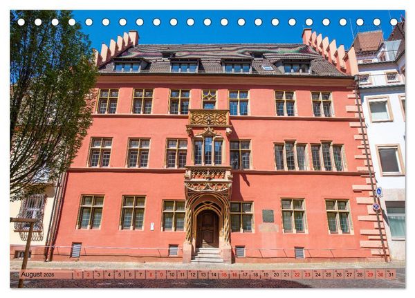 Produktbild: Freiburg im Breisgau - Die Schwarzwaldmetropole (Tischkalender 2026 DIN A5 quer), CALVENDO Monatskalender