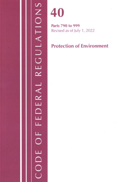 Produktbild: Office Of The Federal Register (U S: Code of Federal Regulat