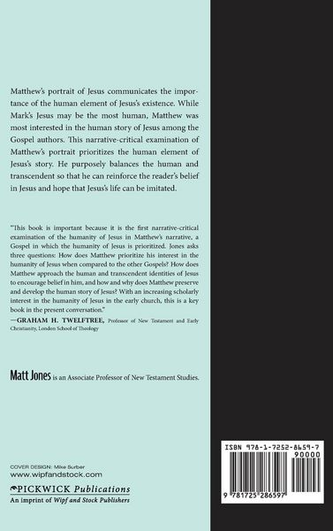 Produktbild: The Humanity of Jesus in Matthew