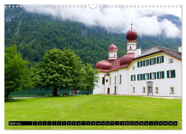 Produktbild: St. Bartholom&auml; und der K&ouml;nigssee (Wandkalender 2026 DIN A3 quer), CALVENDO Monatskalender