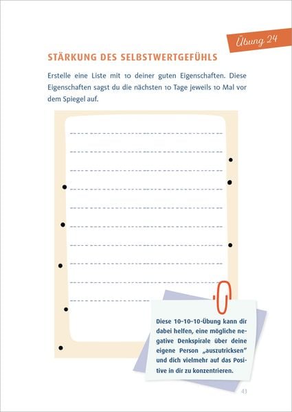 Produktbild: Workbook. Sich seiner selbst bewusst sein