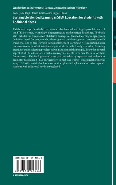 Produktbild: Sustainable Blended Learning in STEM Education for Students with Additional Needs