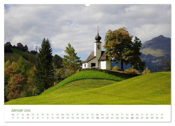 Produktbild: Bergwelt in &Ouml;sterreich (Wandkalender 2026 DIN A2 quer), CALVENDO Monatskalender