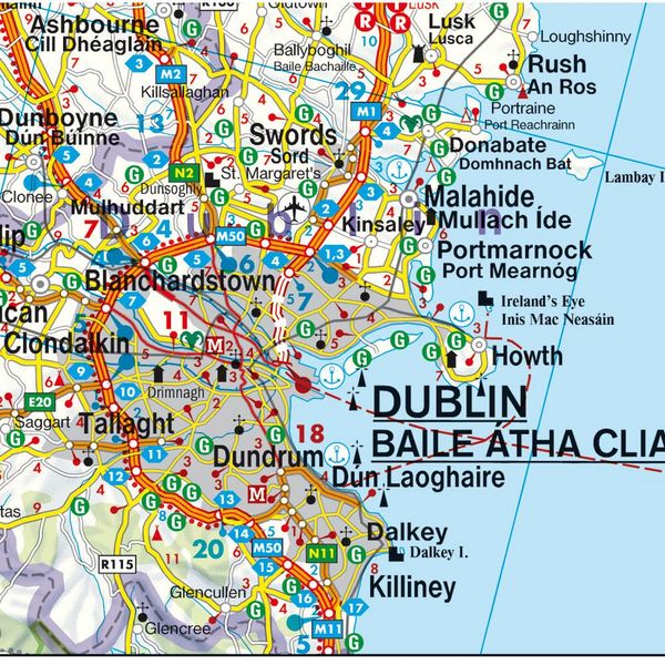 Produktbild: freytag & berndt Stra&szlig;enkarte Irland 1:350.000