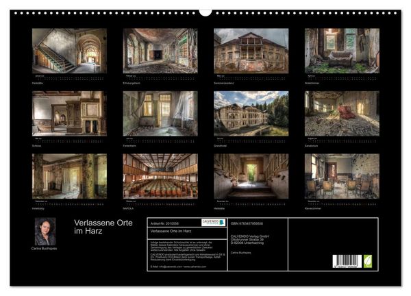 Produktbild: Verlassene Orte im Harz (Wandkalender 2026 DIN A2 quer), CALVENDO Monatskalender