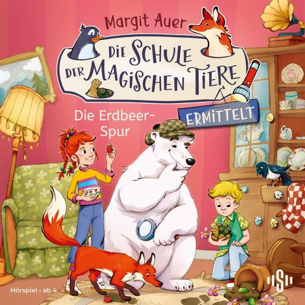 Produktbild: Die Schule der magischen Tiere ermittelt Neuausgabe 8: Die Erdbeer-Spur (H&ouml;rspiel)