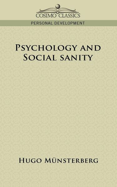 Produktbild: Psychology and Social Sanity