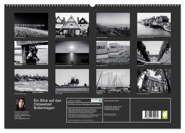 Produktbild: Ein Blick auf das Ostseebad Boltenhagen (hochwertiger Premium Wandkalender 2026 DIN A2 quer), Kunstdruck in Hochglanz