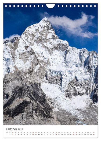 Produktbild: Nepal- K&ouml;nigreich der G&ouml;tter (Wandkalender 2026 DIN A4 hoch), CALVENDO Monatskalender