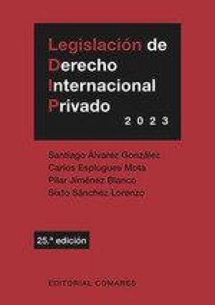 Produktbild: Legislaci&oacute;n de derecho internacional privado