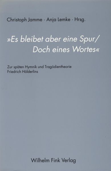 Produktbild: Es bleibet aber eine Spur/Doch eines Wortes