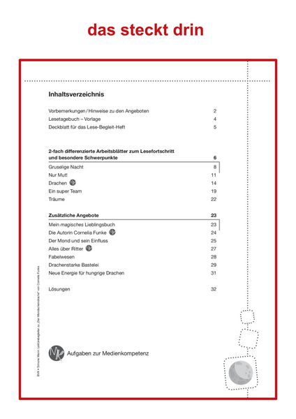 Produktbild: Lekt&uuml;rebegleiter &ndash; kompakt und differenziert: Der Mondscheindrache