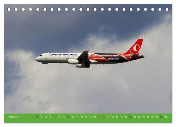 Produktbild: Die sch&ouml;nsten Flugzeug-Bemalungen (Tischkalender 2027 DIN A5 quer), CALVENDO Monatskalender