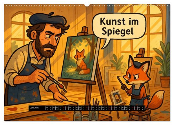 Produktbild: Tierischer Berufsalltag (hochwertiger Premium Wandkalender 2026 DIN A2 quer), Kunstdruck in Hochglanz
