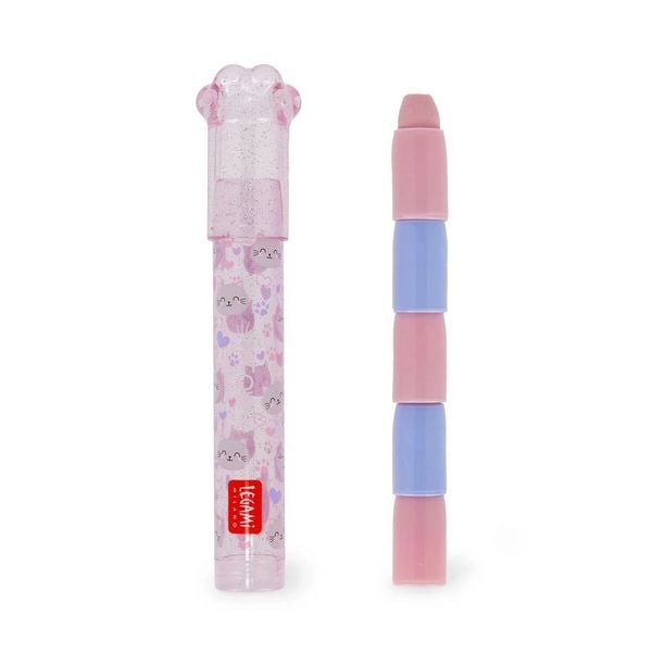 Produktbild: Legami stapelbare Radiergummis - Meow - Kitty