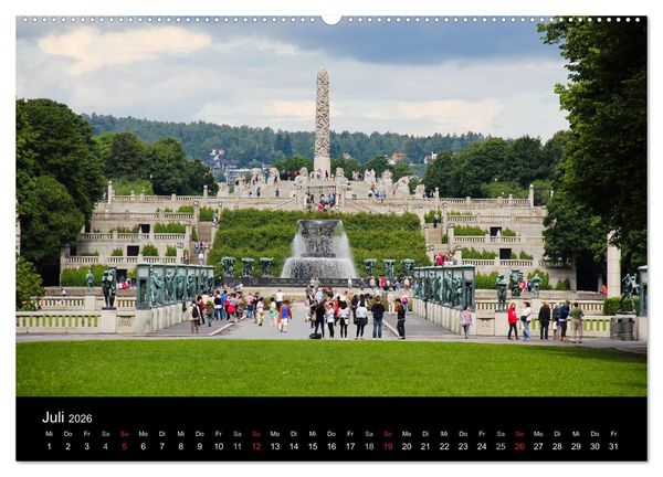 Produktbild: Oslo (Wandkalender 2026 DIN A2 quer), CALVENDO Monatskalender