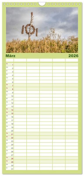 Produktbild: Familienplaner 2026 - Der Harz - eine geheimnisvolle Welt mit 5 Spalten (Wandkalender, 21 x 45 cm) CALVENDO