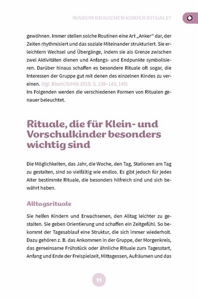 Produktbild: Rituale in der Kita