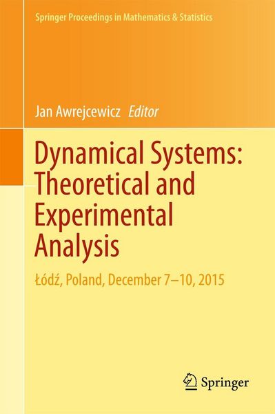 Produktbild: Dynamical Systems: Theoretical and Experimental Analysis
