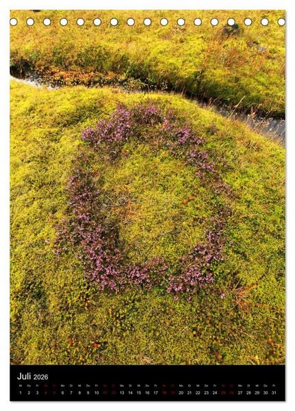 Produktbild: NATUREART - KUNST IN DER NATUR (Tischkalender 2026 DIN A5 hoch), CALVENDO Monatskalender