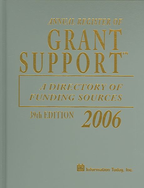 Produktbild: Annual Register of Grant Support 2006: A Directory of Funding Sources