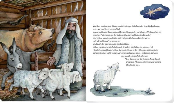 Produktbild: Die Weihnachtsgeschichte erz&auml;hlt nach Matth&auml;us und Lukas