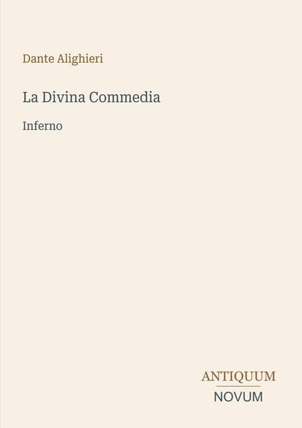 Produktbild: La Divina Commedia