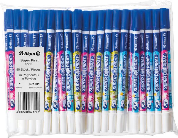 Produktbild: PELIKAN Tintenl&ouml;scher Super Pirat&reg;, Spitze fein Packung zu 50 St&uuml;ck
