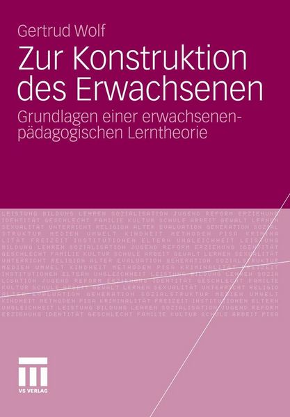 Produktbild: Zur Konstruktion des Erwachsenen