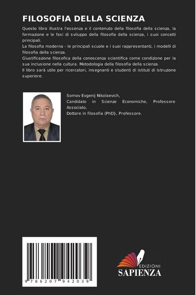 Produktbild: Filosofia Della Scienza