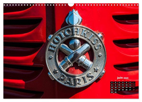 Produktbild: V&Eacute;HICULES de POMPIERS VINTAGE (Calendrier mural 2026 DIN A3 vertical), CALVENDO calendrier mensuel